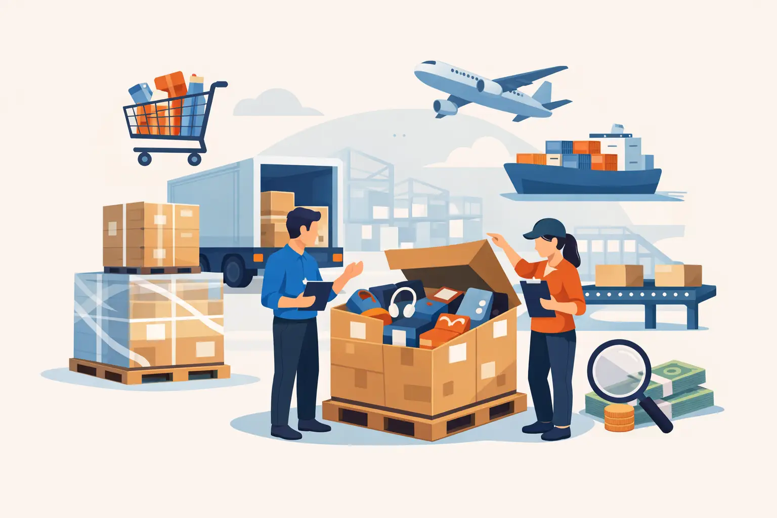 Buying General Merchandise Pallets Wholesale - American Bulk Pallets
