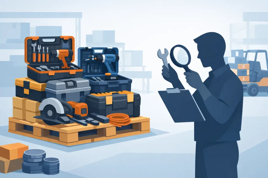 Buying Tool Pallets for Resale Right