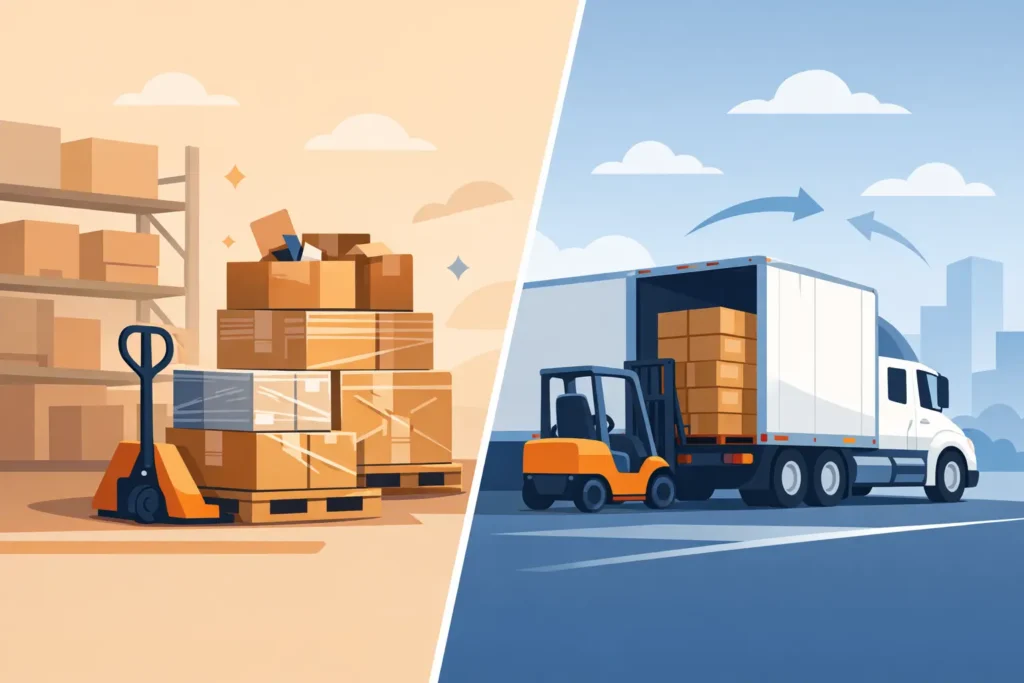 Pallets vs Truckloads for Resale